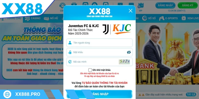 đăng nhập XX88