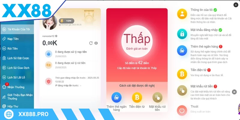rút tiền XX88